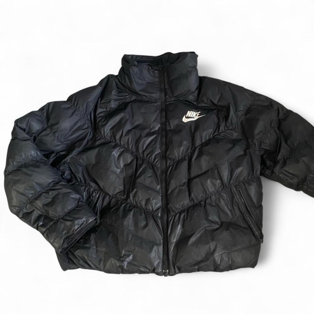 Nike Black‎ Jacket with White Logo Tag